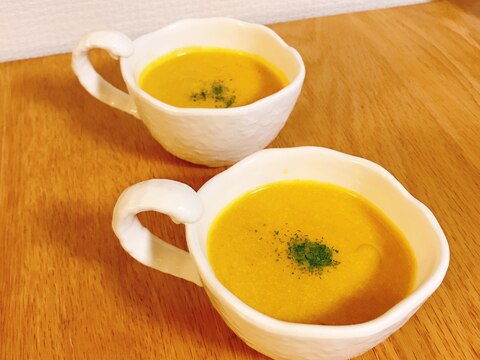 豆乳で♡甘いかぼちゃのポタージュ